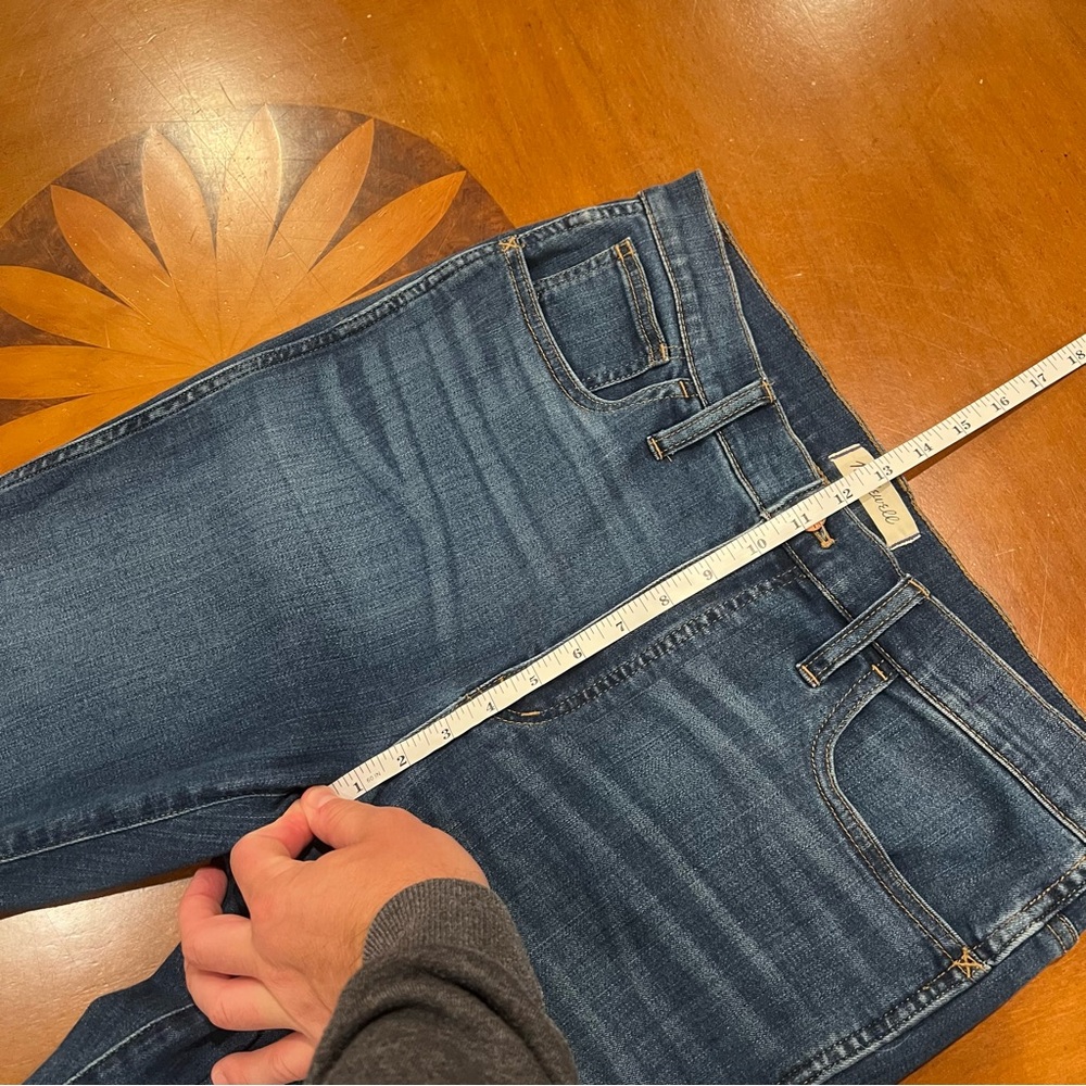 Madewell Women’s 10" High-Rise Roadtripper Supersoft Jeans Playford Wash 31T - Picture 13 of 16